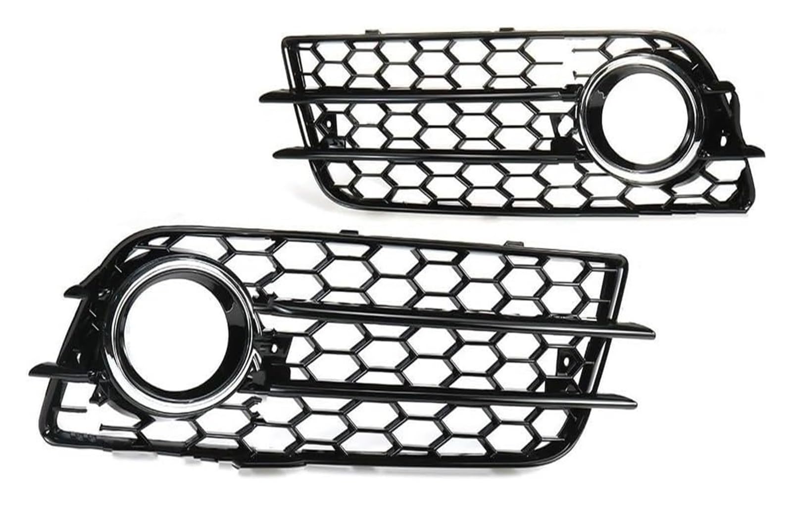 Frontkühlergrills Für A4 B8 S-Linien S4 2008-2012 Honeycomb Nebel Lampe Grill 8K0807681C 8K0807682C Auto Stoßstange Nebel Licht Kühlergrill Abdeckung(A) von APTKCMCNVG