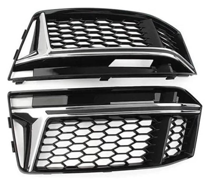 Frontkühlergrills Für A4 B9 S-Linie S4 2016-2018 Frontschürze Honeycomb Mesh Grill Zubehör Auto Stoßstange Nebel Licht Lampe Kühlergrill Abdeckung(E) von APTKCMCNVG