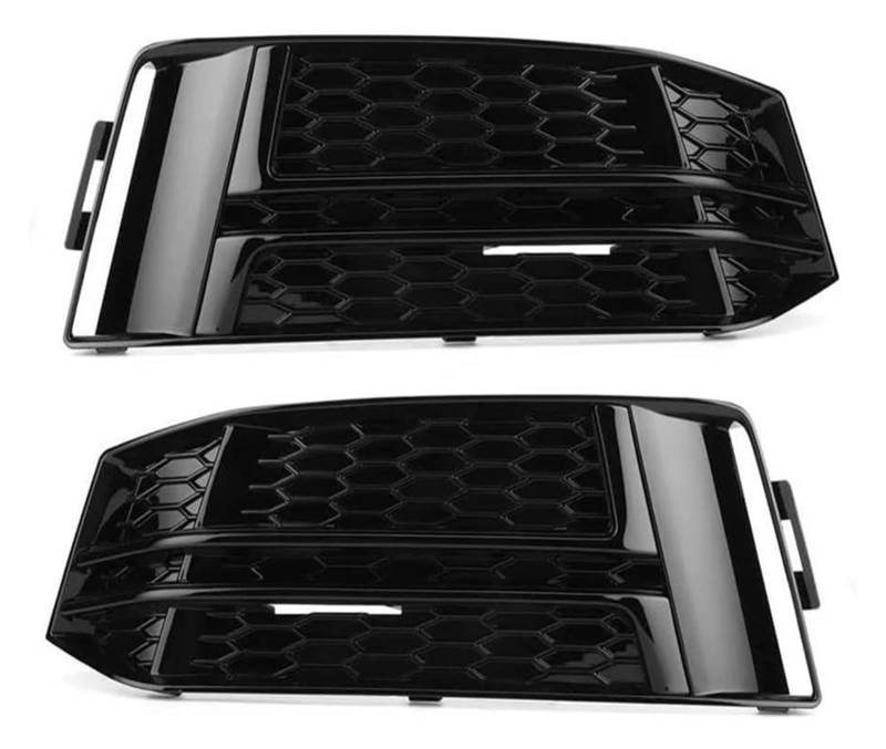 Frontkühlergrills Für A4 B9 S-Linie S4 2016-2018 Honeycomb Mesh Grill Kit Auto Gitter Auto Front Stoßstange Nebel Licht Lampe Kühlergrill Abdeckung(A) von APTKCMCNVG