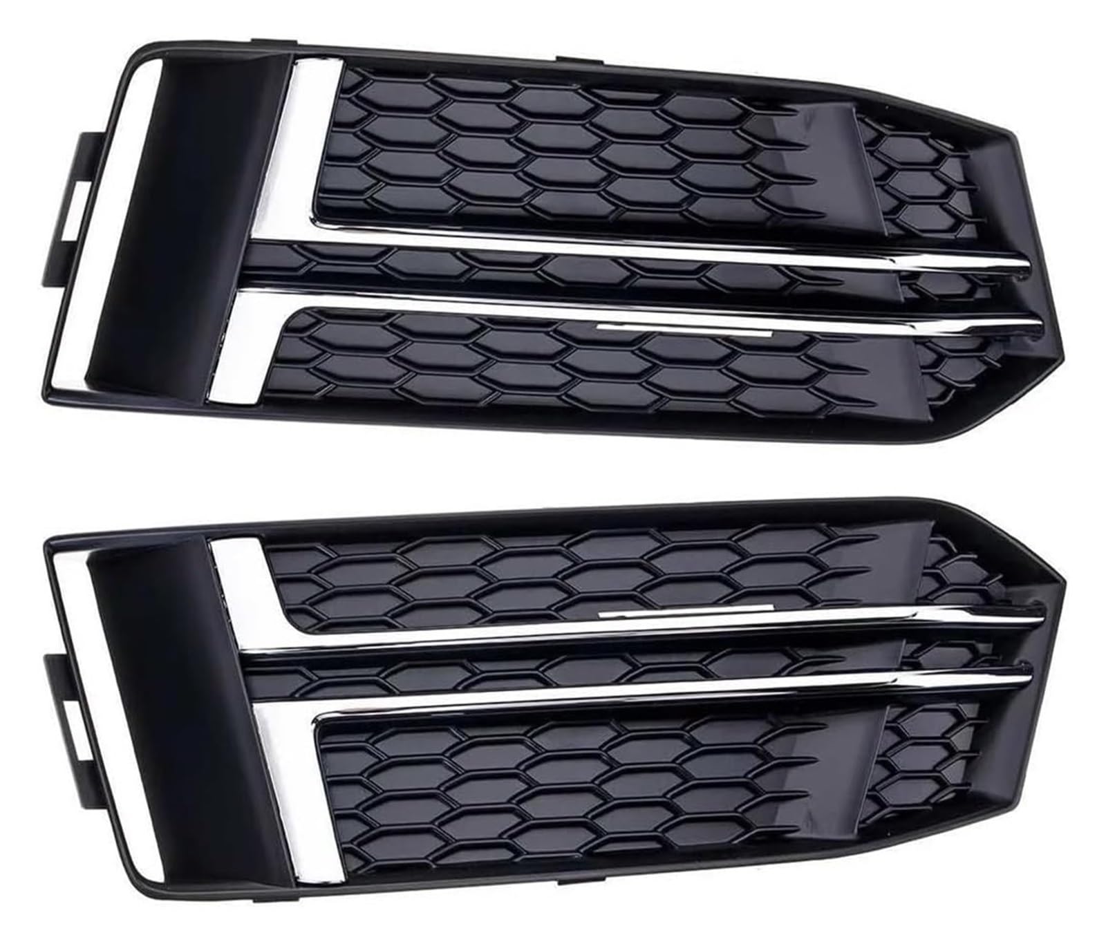 Frontkühlergrills Für A4 B9 S-Linie S4 2016-2018 Honeycomb Mesh Grill Kit Auto Gitter Auto Front Stoßstange Nebel Licht Lampe Kühlergrill Abdeckung(F) von APTKCMCNVG