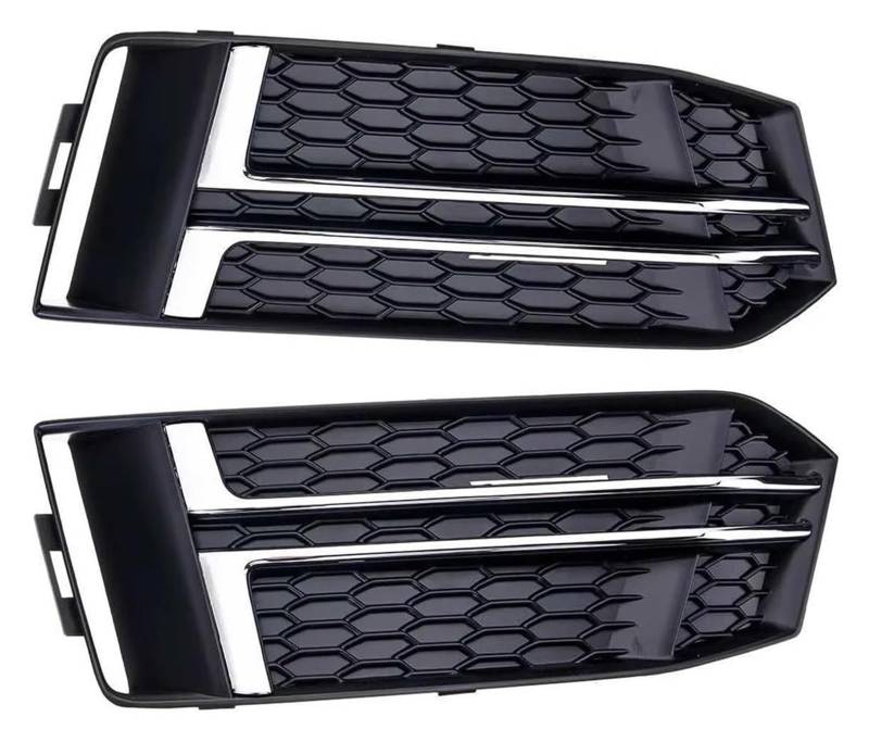 Frontkühlergrills Für A4 B9 S-Linie S4 2016-2018 Honeycomb Mesh Grill Kit Auto Gitter Auto Front Stoßstange Nebel Licht Lampe Kühlergrill Abdeckung(F) von APTKCMCNVG