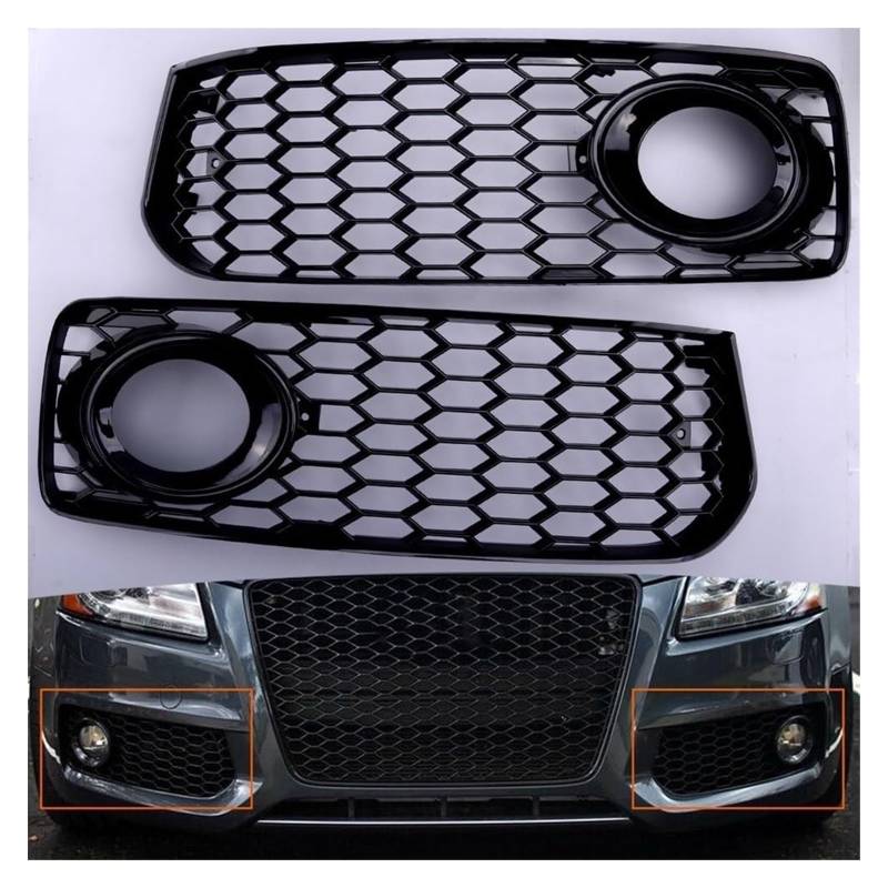 Frontkühlergrills Für A5 S-Line S5 B8 RS5 2008–2012 Autogitter, Auto-Stoßstangengrill, Vorderer Unterer Stoßfänger, Nebelscheinwerfer-Grill-Abdeckungsverkleidung von APTKCMCNVG