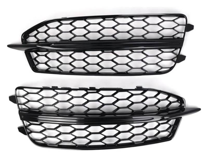Frontkühlergrills Für A6 C7 S Line S6 2011-2014 Autogitter Auto Frontstoßstange Nebelscheinwerfergitter Honeycomb Hex Grillabdeckung Glanzschwarz(F) von APTKCMCNVG