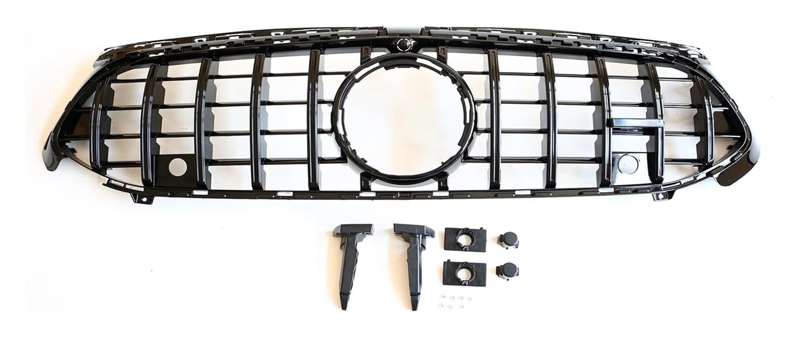 Frontkühlergrills Für B&ENZ Für A-Klasse Für W177 Für A180 Für A200 Für A35 2023 2024 Frontstoßstangengrill Frontkühlergrills Autoabdeckung(Schwarz) von APTKCMCNVG