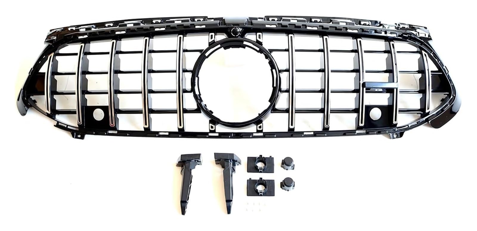 Frontkühlergrills Für B&ENZ Für A-Klasse Für W177 Für A180 Für A200 Für A35 2023 2024 Frontstoßstangengrill Frontkühlergrills Autoabdeckung(Silber) von APTKCMCNVG