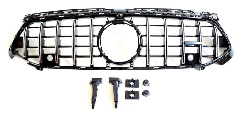 Frontkühlergrills Für B&ENZ Für A-Klasse Für W177 Für A180 Für A200 Für A35 2023 2024 Frontstoßstangengrill Frontkühlergrills Autoabdeckung(Silber) von APTKCMCNVG