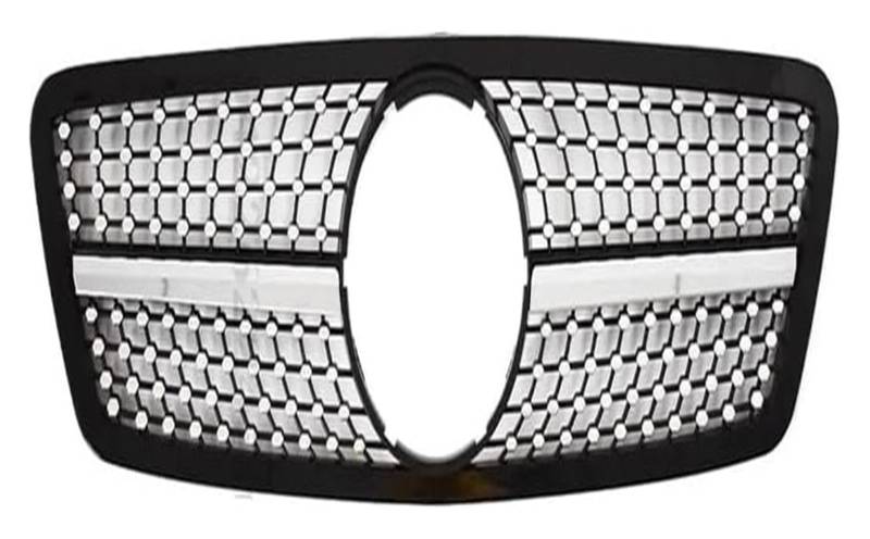 Frontkühlergrills Für B&ENZ Für C-Klasse Für W203 2000-2006 Frontstoßstangengrill Frontkühlergrills Autohaubengitter Frontstoßstangengrill(Diamond B Style) von APTKCMCNVG