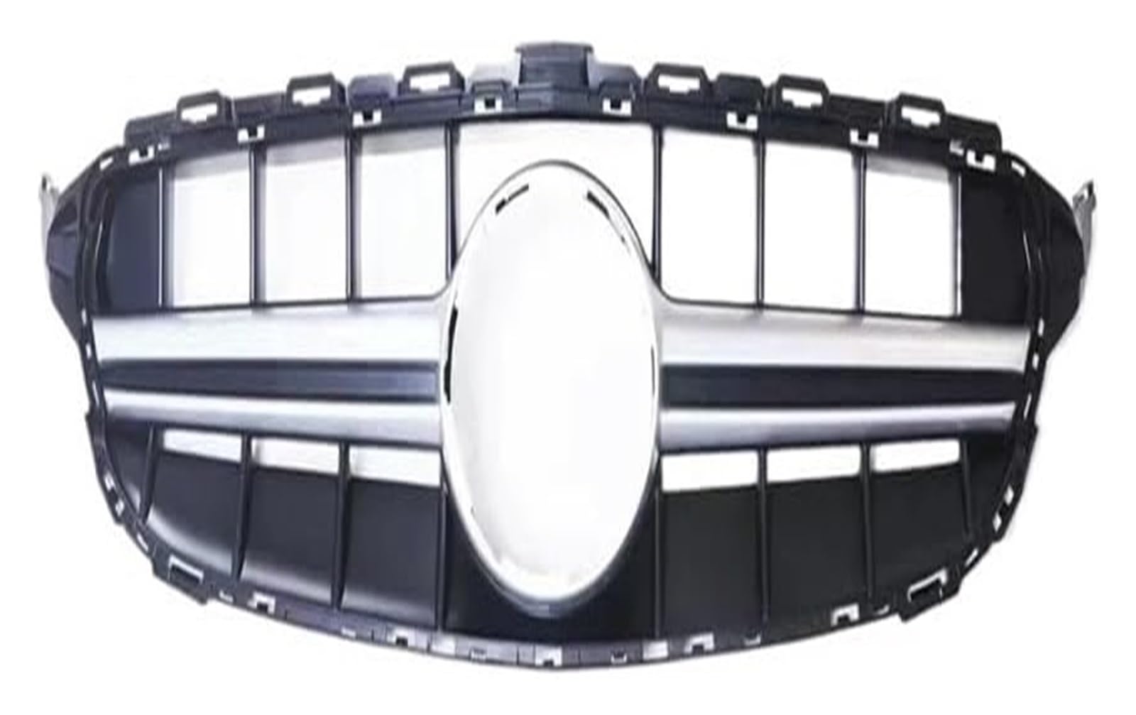 Frontkühlergrills Für B&ENZ Für C-Klasse Für W205 2015-2018 Frontstoßstangengrill Frontkühlergrills Auto Frontgrill Obere Haubenmasche(Silber) von APTKCMCNVG
