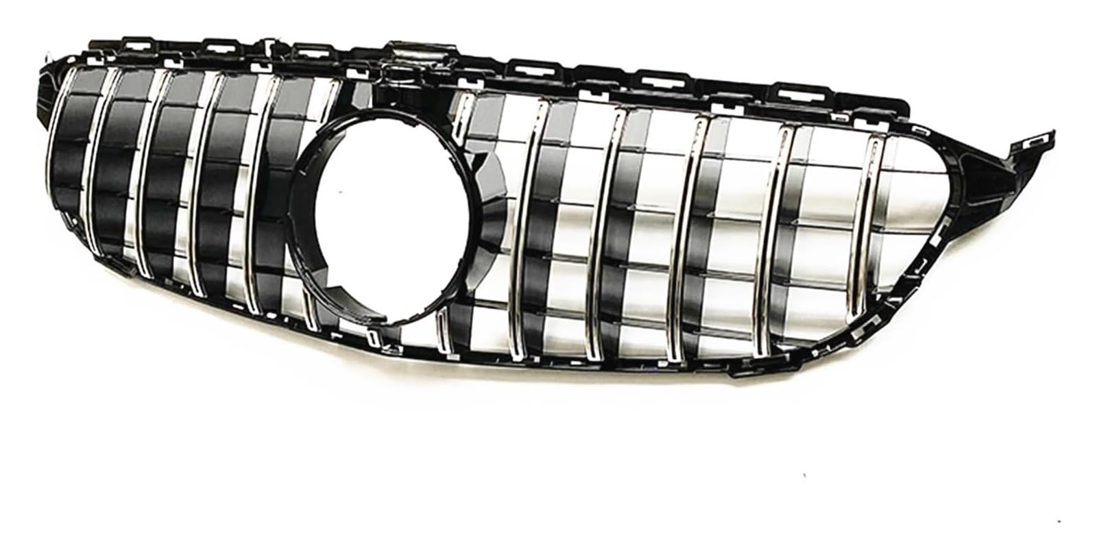 Frontkühlergrills Für B&ENZ Für C-Klasse Für W205 2015-2018 Frontstoßstangengrill Frontkühlergrills Auto Frontgrill Obere Haubenmasche(Silber) von APTKCMCNVG
