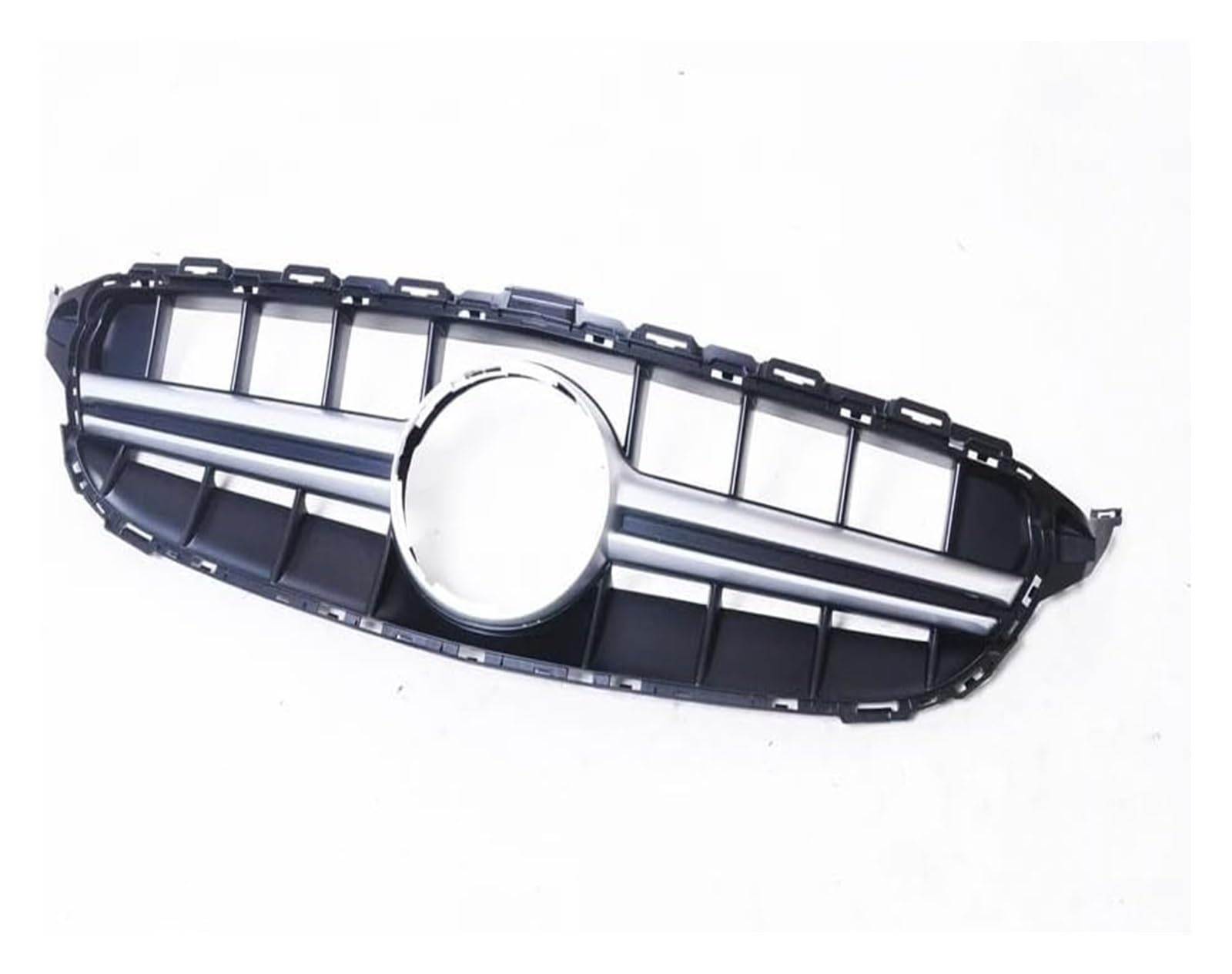 Frontkühlergrills Für B&ENZ Für C-Klasse Für W205 Für C250 Für C300 2014-2018 Frontstoßstangengrill Frontkühlergrills Oberes Haubengitter(Silber) von APTKCMCNVG