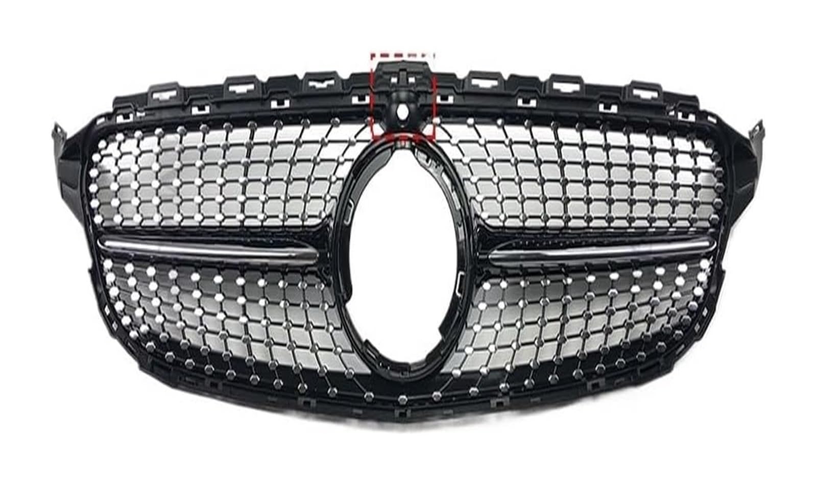 Frontkühlergrills Für B&ENZ Für C-Klasse Für W205 Für S205 Für C205 2014-2021 Frontstoßstangengrill Frontkühlergrills Autoeinlasshaubengitter(19-21 Black with Cam) von APTKCMCNVG