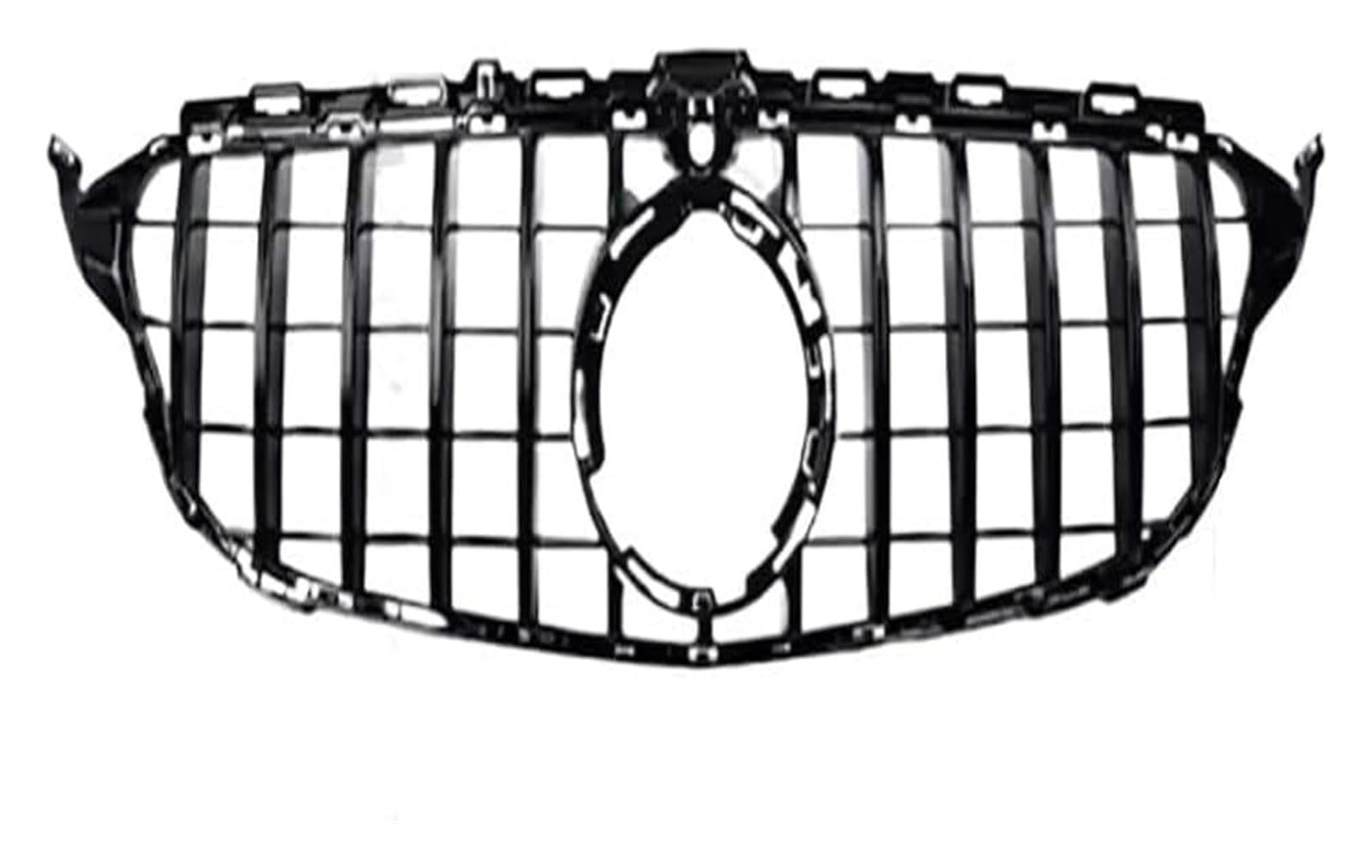 Frontkühlergrills Für B&ENZ Für C-klasse Für W205 2014-2021 Front Stoßstangengrill Front Kühlergrills Auto Front Haube Grille Stoßstange Grill(2014-2018 GT Black) von APTKCMCNVG