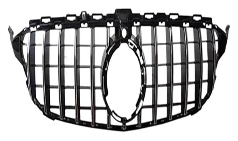 Frontkühlergrills Für B&ENZ Für C-klasse Für W205 2014-2021 Front Stoßstangengrill Front Kühlergrills Auto Front Haube Grille Stoßstange Grill(2019- GT Silvery) von APTKCMCNVG