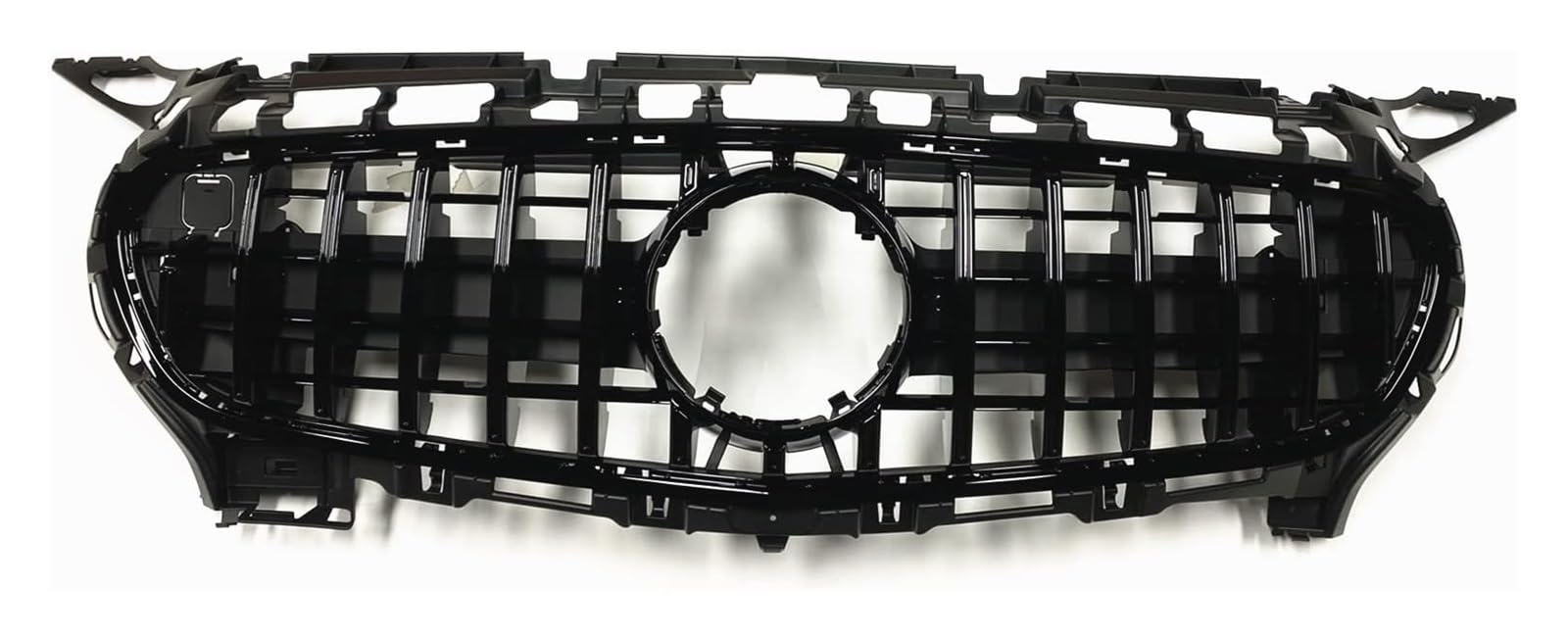 Frontkühlergrills Für B&ENZ Für C190 Für R190 2015 2016 Auto Obere Haube Mesh Grid Front Grille Front Stoßstange Grille Front Kühlergrills(Schwarz) von APTKCMCNVG