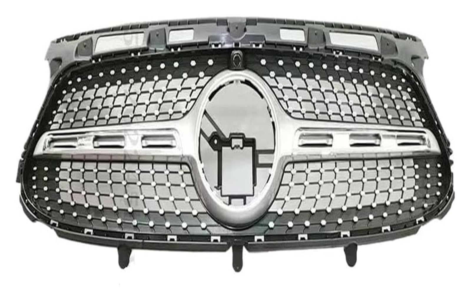 Frontkühlergrills Für B&ENZ Für GLA Für X156 Für H247 2020-2023 Frontstoßstangengrill Frontkühlergrills Auto Front Mittelhaubengrill(Sport Diamond Silver) von APTKCMCNVG