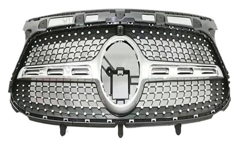 Frontkühlergrills Für B&ENZ Für GLA Für X156 Für H247 2020-2023 Frontstoßstangengrill Frontkühlergrills Auto Front Mittelhaubengrill(Sport Diamond Silver) von APTKCMCNVG