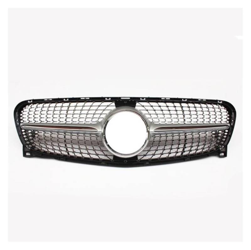 Frontkühlergrills Für B&ENZ Für GLA-Klasse Für X156 Für GLA250 Für GLA200 2014-2016 Frontstoßstangen-Kühlergitter Auto-Fronthauben-Maschengitter(Silber) von APTKCMCNVG