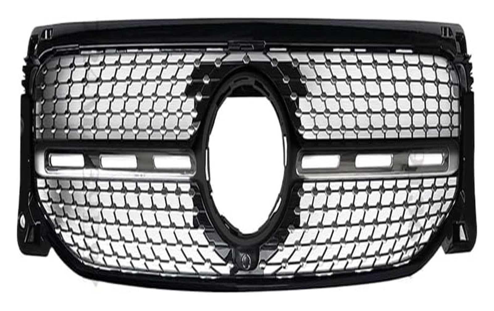 Frontkühlergrills Für B&ENZ Für GLB Für X247 Für W247 2019-2022 Frontstoßstangengrill Frontkühlergrill Haubengitter Frontstoßstangengrill(Diamond Black) von APTKCMCNVG