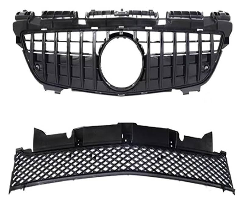 Frontkühlergrills Für B&ENZ Für R172 Für SLK 2011-2015 Frontstoßstangengrill Frontkühlergrill Haubengitter Kühlergitter Frontgrill(GT Black) von APTKCMCNVG