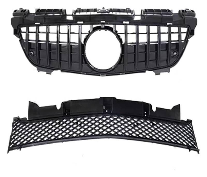 Frontkühlergrills Für B&ENZ Für SLK Für R172 2011-2015 Frontstoßstangengrill Frontkühlergrills Fronteinlassgitter Haubengitter Stoßstangengitter(GT Black) von APTKCMCNVG