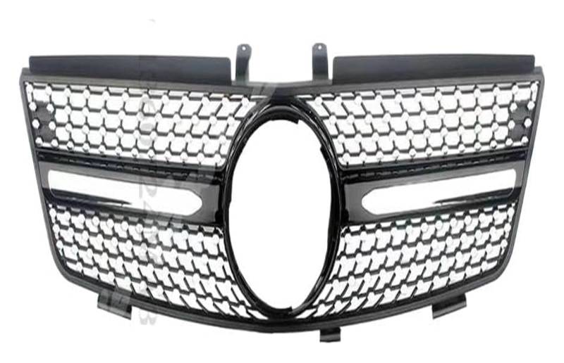 Frontkühlergrills Für B&ENZ Für W164 Für ML-Klasse 2005-2012 Frontkühlergrills Auto Frontstoßstangengrill Einlassgrill Haubengitter(05-08 Diamond Black) von APTKCMCNVG