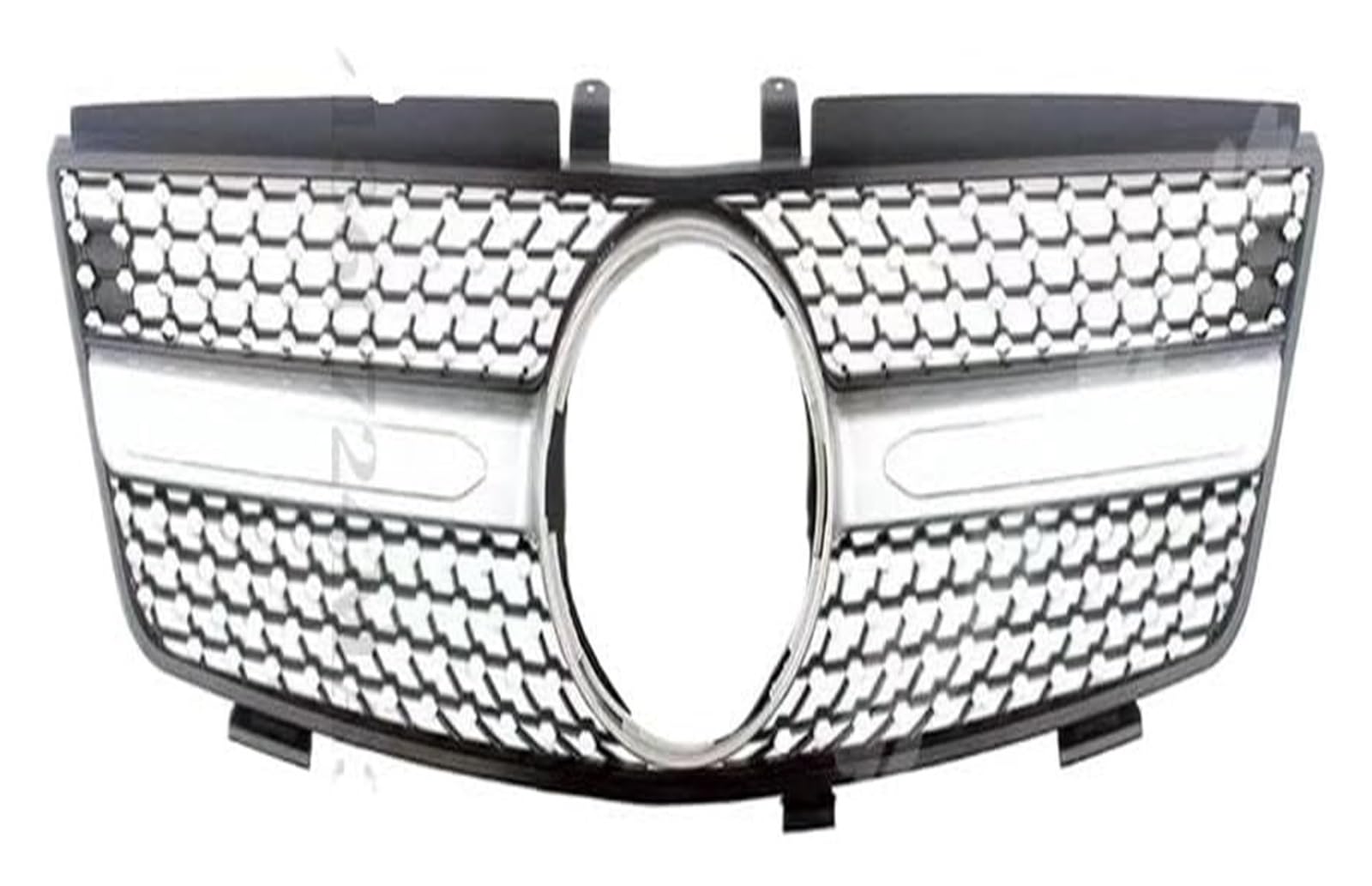 Frontkühlergrills Für B&ENZ Für W164 Für ML-Klasse 2005-2012 Frontkühlergrills Auto Frontstoßstangengrill Einlassgrill Haubengitter(05-08 Diamond Silver) von APTKCMCNVG