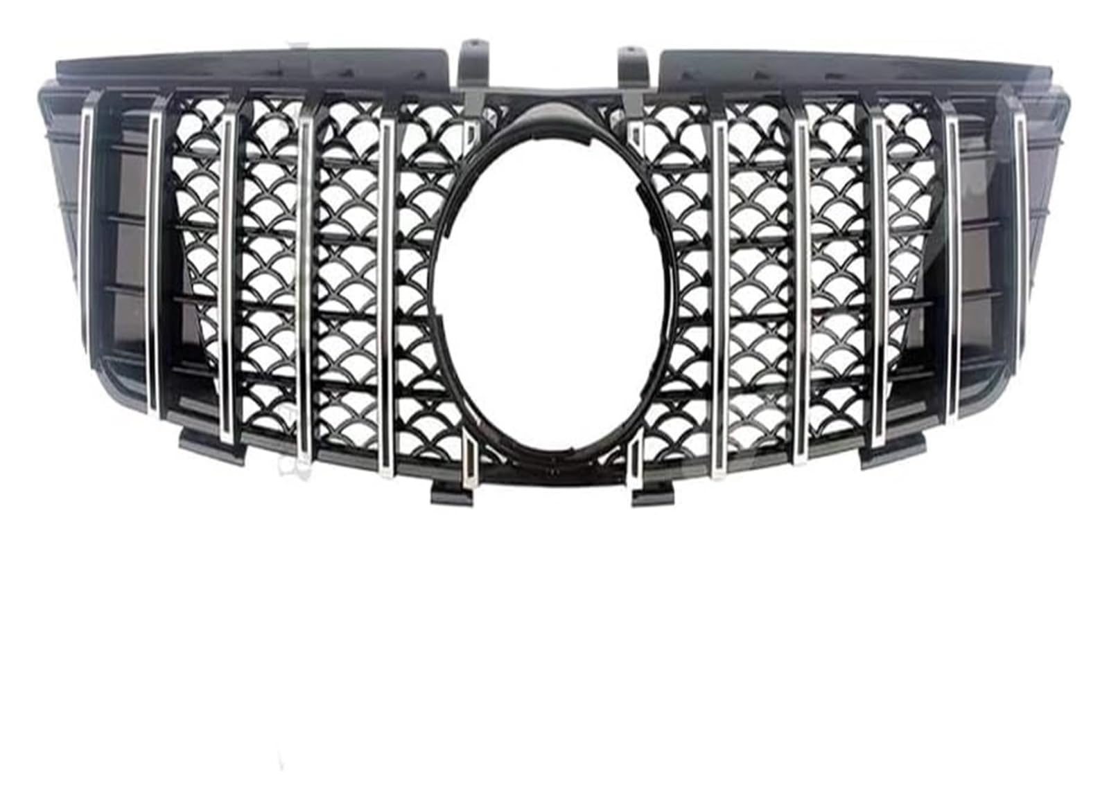 Frontkühlergrills Für B&ENZ Für W164 Für ML-Klasse 2005-2012 Frontkühlergrills Auto Frontstoßstangengrill Einlassgrill Haubengitter(05-08 GT Silver) von APTKCMCNVG