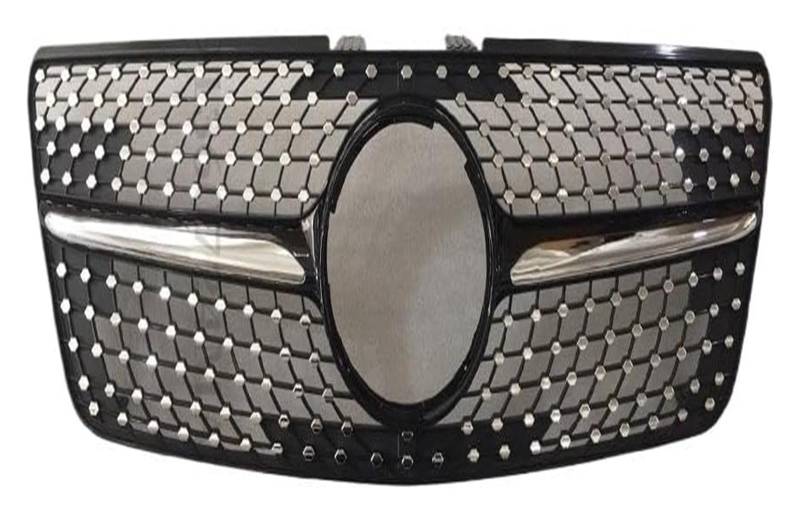 Frontkühlergrills Für B&ENZ Für W164 Für ML-Klasse 2005-2012 Frontkühlergrills Auto Frontstoßstangengrill Einlassgrill Haubengitter(09-12 Diamond Black) von APTKCMCNVG