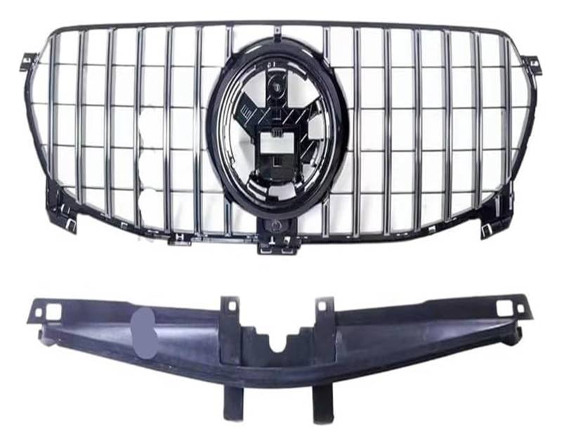 Frontkühlergrills Für B&ENZ Für W167 Für GLE 2020-2023 Frontstoßstangengrill Frontkühlergrills Fronthaubengrillverkleidung(GT Silvery) von APTKCMCNVG