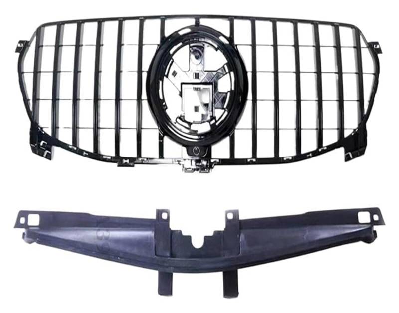 Frontkühlergrills Für B&ENZ Für W167 Für GLE350 Für GLE450 2020-2023 Frontstoßstangengrill Frontkühlergrills Fronthaubenstoßstangengrill(GT Black) von APTKCMCNVG