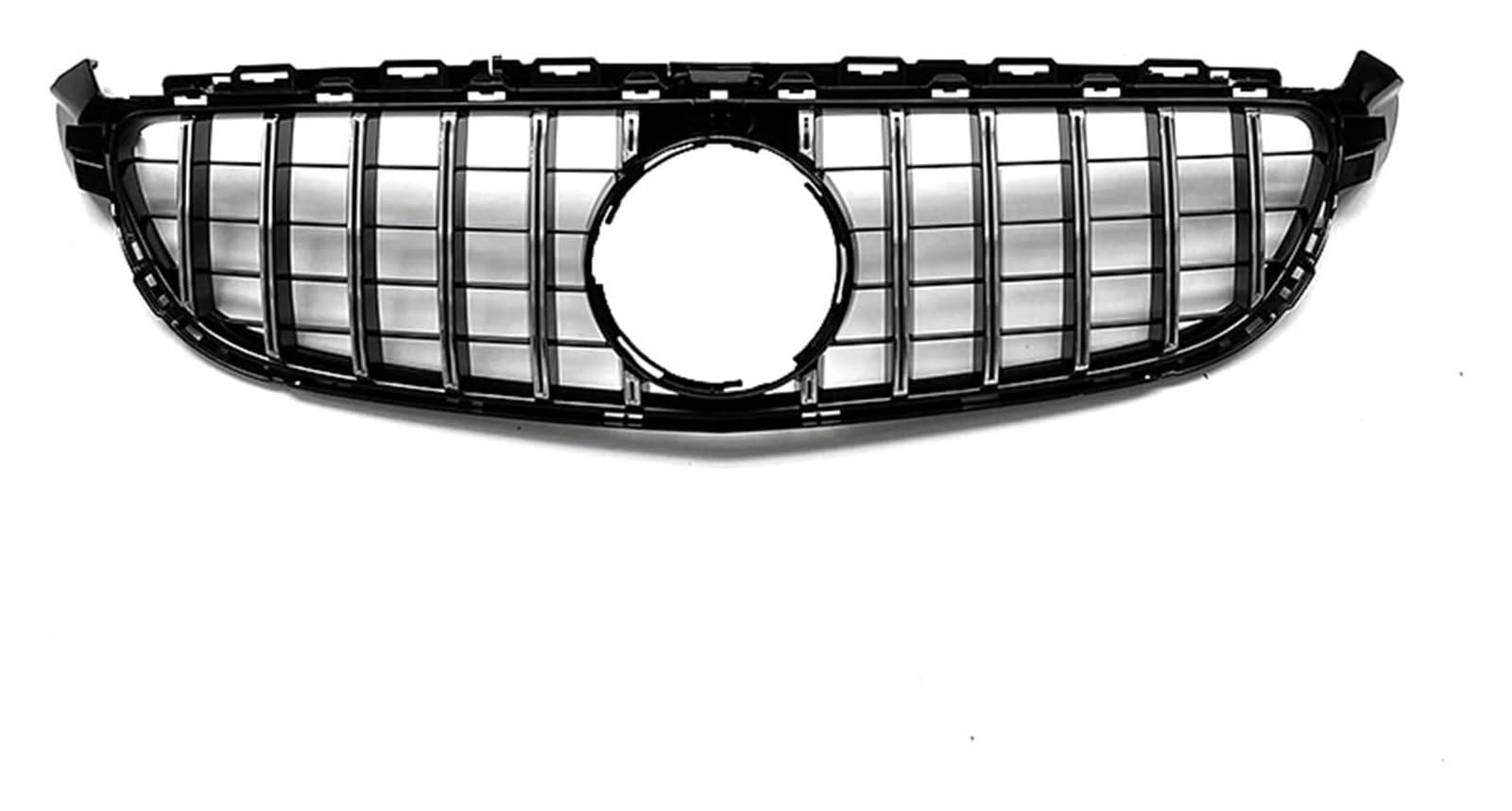 Frontkühlergrills Für B&ENZ Für W205 Für C63 Für C63S 2015-2018 Frontstoßstangengrill Frontkühlergrills Oberer Stoßstangenhauben-Maschengrill(Silber) von APTKCMCNVG