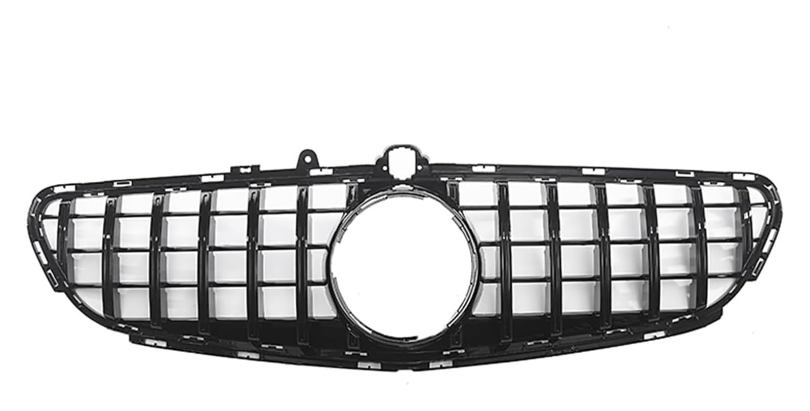 Frontkühlergrills Für B&ENZ Für W218 Für CLS63 2015-2017 Frontstoßstangengrill Frontkühlergrills Auto Obere Stoßstangenhaube Maschengitter(Schwarz) von APTKCMCNVG