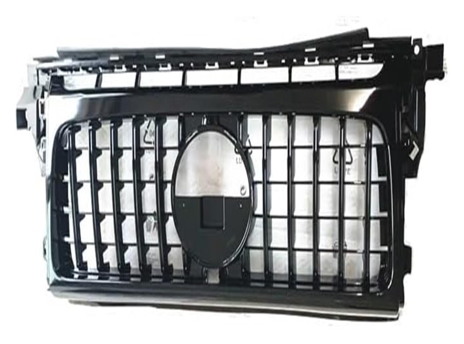 Frontkühlergrills Für B&ENZ Für W464 Für G63 Für G500 Für G550 2019 2020 Frontkühlergrills Auto Frontstoßstange Haube Mesh Grille Oberen(Schwarz) von APTKCMCNVG