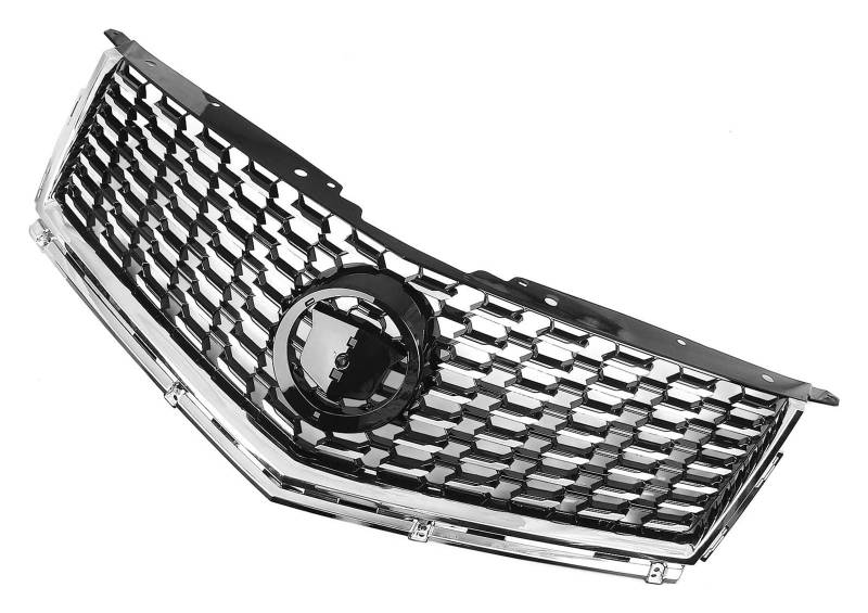 Frontkühlergrills Für Cadillac Für SRX 2010-2016 Frontstoßstangengrill Frontkühlergrills Auto Frontgrill Obere Stoßstangenhaube Maschengitter(Silber) von APTKCMCNVG