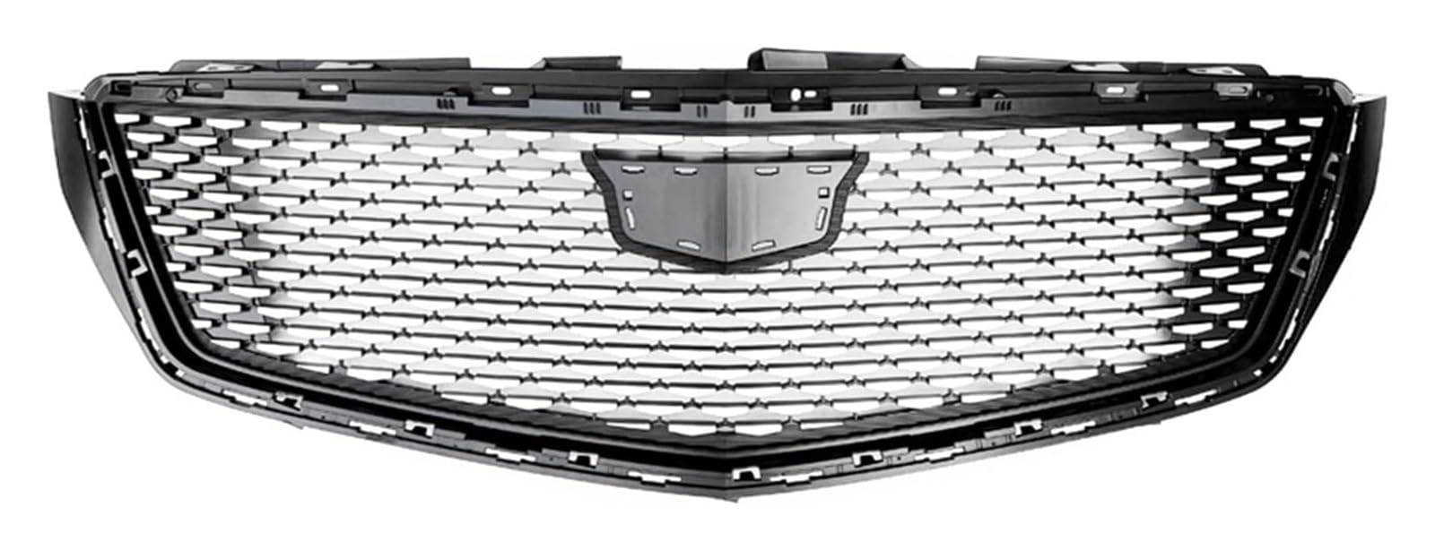 Frontkühlergrills Für Cadillac Für XTS 2018 2019 2020 Frontstoßstangengrill Frontkühlergrill Obere Stoßstangenhaube Mesh Grid Frontgrill(Silber) von APTKCMCNVG