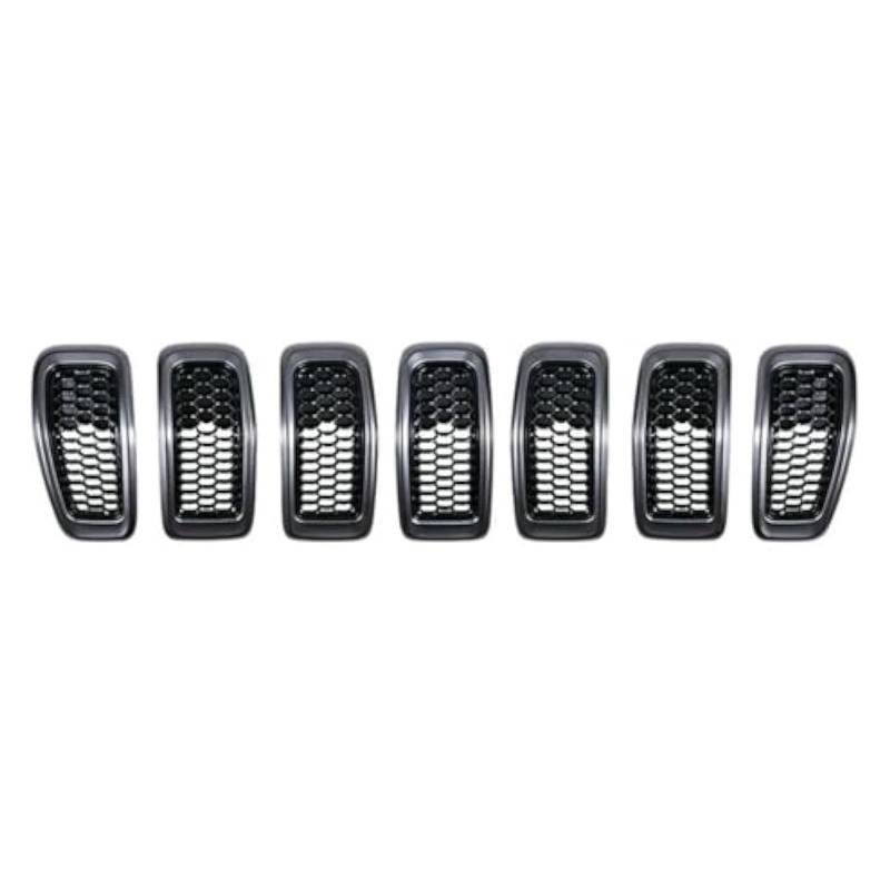 Frontkühlergrills Für Cherokee 2014-2018 6CY39XS9AC Stoßstangengrill Kühlergrill Vorne Nierengitter 7 Stücke Auto Frontgrill von APTKCMCNVG