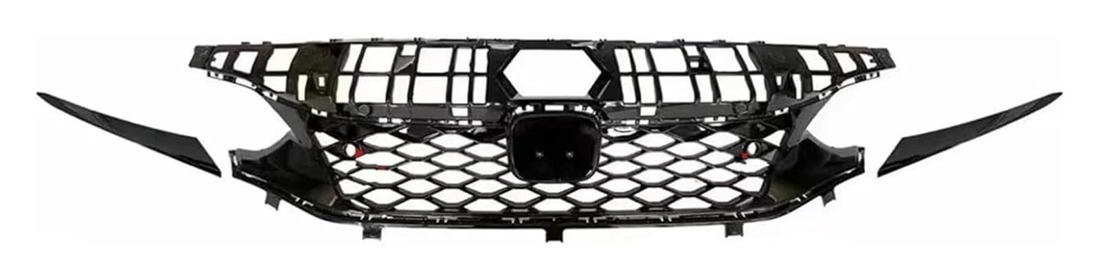 Frontkühlergrills Für Civic Für Fließheck 2022 2023 2024 Auto Racing Grills Oberen Kühlergrill Stoßstange Grille Vorne Niere Grille(with Sensor Hole) von APTKCMCNVG