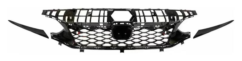 Frontkühlergrills Für Civic Für Fließheck 2022 2023 2024 Auto Racing Grills Oberen Kühlergrill Stoßstange Grille Vorne Niere Grille(with Sensor Hole) von APTKCMCNVG