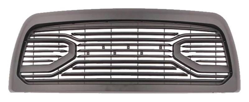 Frontkühlergrills Für Dodge Für RAM 2500 3500 2010-2019 Racing Grill Mesh Front Kühler Stoßstange Grille Oberen Kühlergrill Vorne Niere Grille(Black No Lights) von APTKCMCNVG