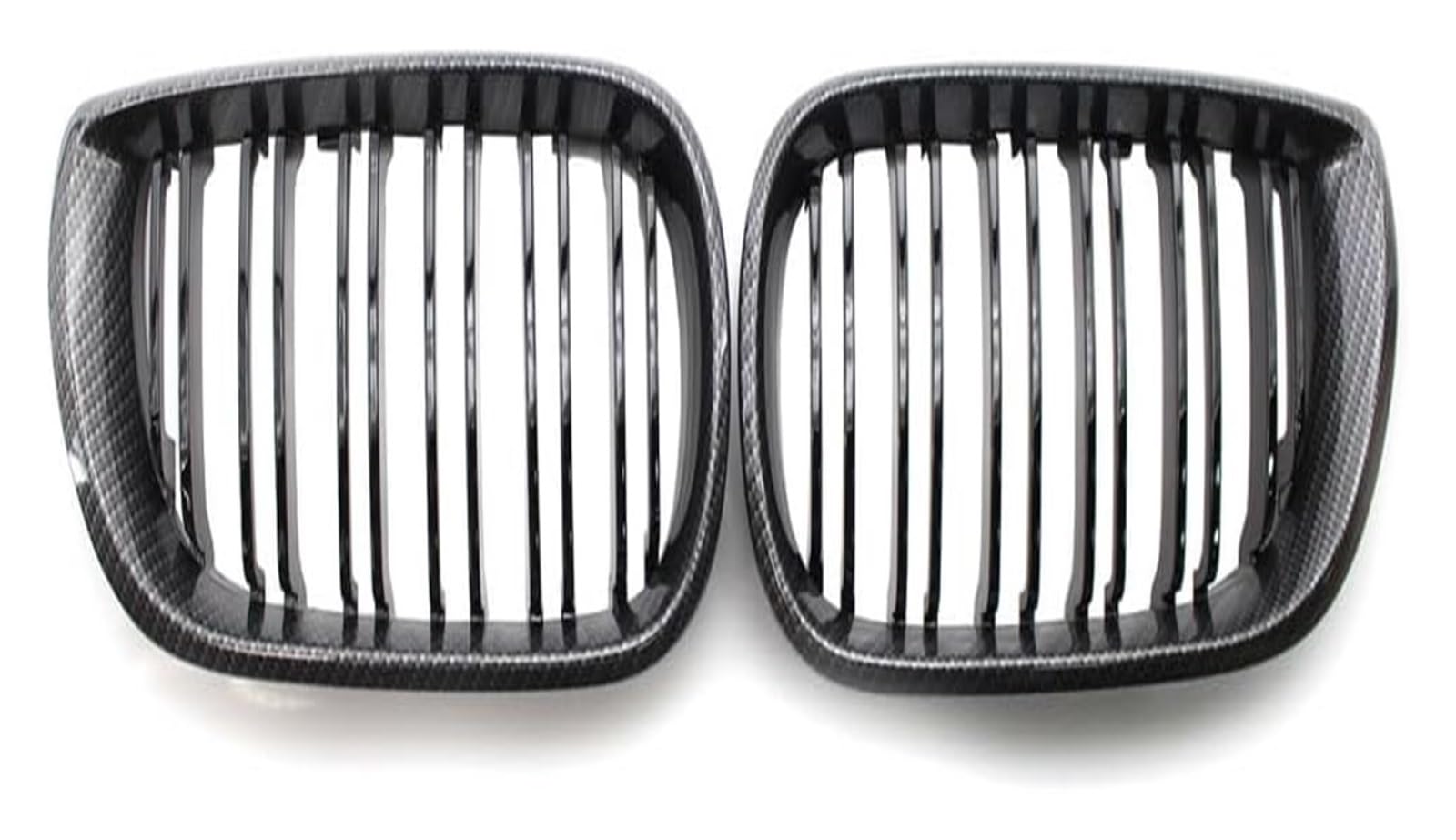 Frontkühlergrills Für E46 Für 3er-Serie 2002 2003 2004 2005 Frontstoßstangengrill Frontkühlergrills Auto Frontstoßstangenhaubengrill(Carbon Fiber) von APTKCMCNVG