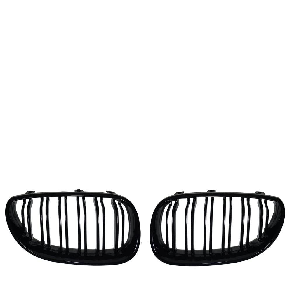 Frontkühlergrills Für E60 5er 2004-2009 Dual Line Double Slat Auto Styling Car Front Nierengitter Renngrill Frontkühlergrills Für E60 5er 2004-2009 Dual Line Double Slat Auto Styling Car Front Nierengitter Renngrill von APTKCMCNVG