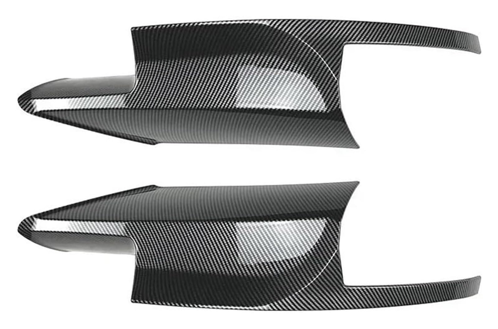 Frontkühlergrills Für F10 F11 Für M5 2011-2017 Lip Splitter Spoiler Front Stoßstange Canard Nebel Lampe Kühlergrill Außen Diffusor Splitter(Carbon Look A) von APTKCMCNVG