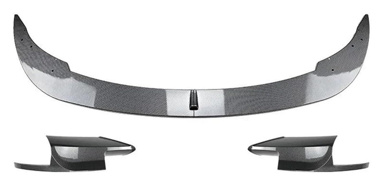 Frontkühlergrills Für F10 F11 Für M5 2011-2017 Lip Splitter Spoiler Front Stoßstange Canard Nebel Lampe Kühlergrill Außen Diffusor Splitter(Carbon Look A B) von APTKCMCNVG
