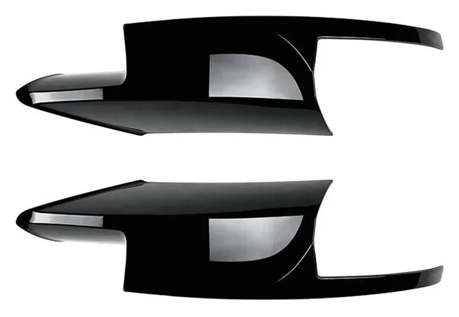 Frontkühlergrills Für F10 F11 Für M5 2011-2017 Lip Splitter Spoiler Front Stoßstange Canard Nebel Lampe Kühlergrill Außen Diffusor Splitter(Gloss Black A) von APTKCMCNVG