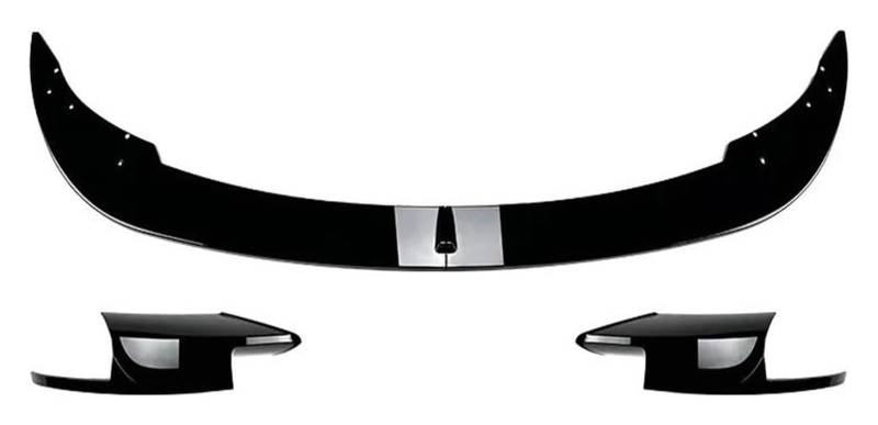Frontkühlergrills Für F10 F11 Für M5 2011-2017 Lip Splitter Spoiler Front Stoßstange Canard Nebel Lampe Kühlergrill Außen Diffusor Splitter(Gloss Black A B) von APTKCMCNVG