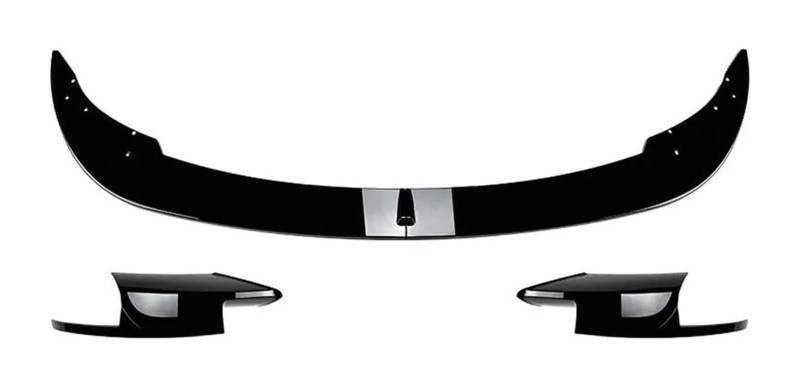 Frontkühlergrills Für F10 F11 Für M5 2011-2017 Lip Splitter Spoiler Frontschürze Lip Nebel Lampe Kühlergrill Kinn Außen Diffusor Splitter(Gloss Black A B) von APTKCMCNVG
