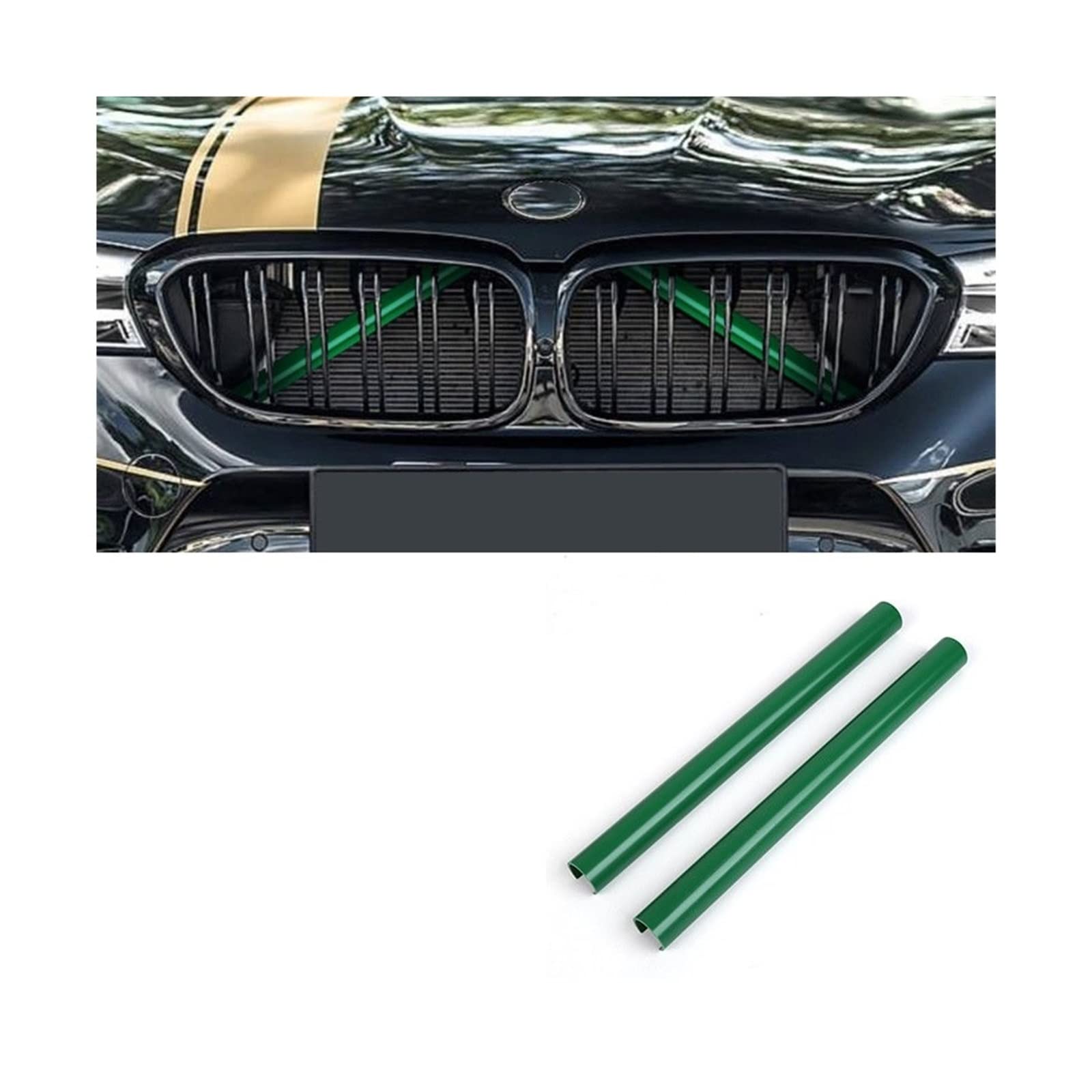 Frontkühlergrills Für F30 F31 F32 F33 F34 F36 F20 F21 F22 F23 G29 Auto Sport Styling Dekoration Zubehör Auto Kühlergrill Zierleisten(Green 2Pcs) von APTKCMCNVG