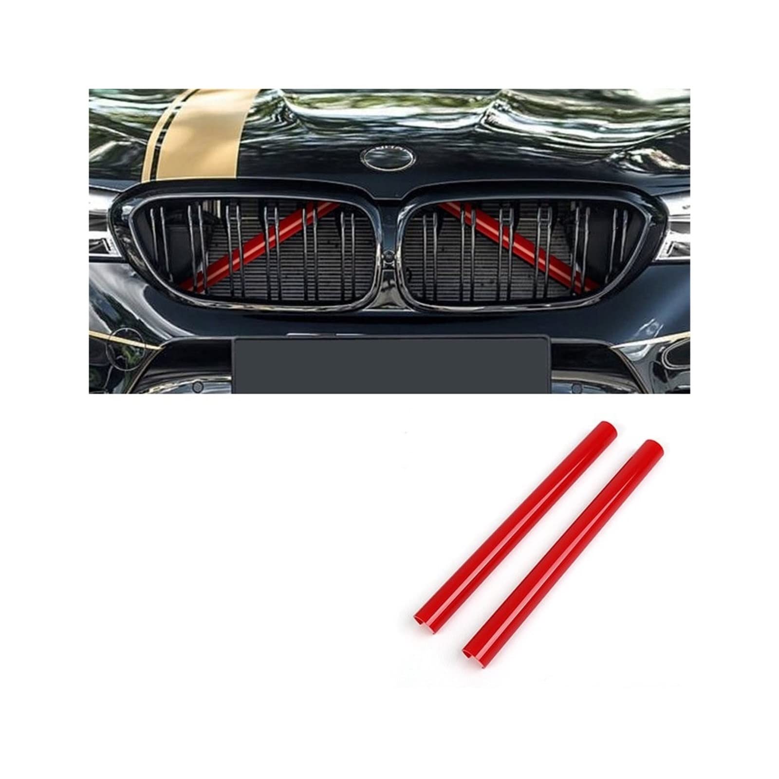 Frontkühlergrills Für F30 F31 F32 F33 F34 F36 F20 F21 F22 F23 G29 Auto Sport Styling Dekoration Zubehör Auto Kühlergrill Zierleisten(Red 2Pcs) von APTKCMCNVG