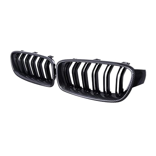 Frontkühlergrills Für F30 F31 F35 3er 2013-2019 Auto Frontstoßstange Grill Racing Grill Kohlefaser Stil Auto Zubehör Dual-Lamellen Frontkühlergrills Für F30 F31 F35 3er 2013-2019 Auto Frontstoßstange Grill Racing Grill Kohlefaser Stil Auto Zubehör Dual-Lamellen von APTKCMCNVG