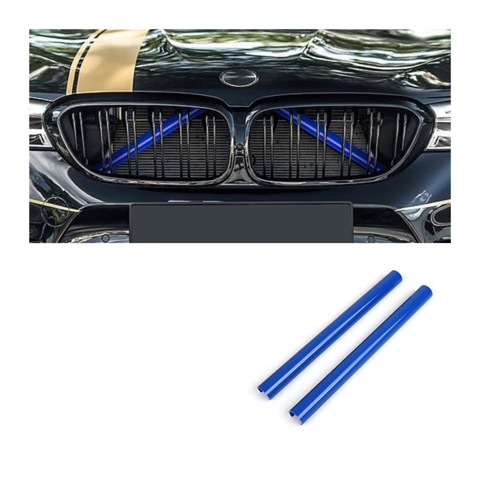 Frontkühlergrills Für F30 Für F31 Für F32 Für F33 Für F34 Für F36 Für F20 Für F21 Für F22 Für F23 Für G29 Auto Kühlergrill Zierleisten(Blue 2Pcs) von APTKCMCNVG